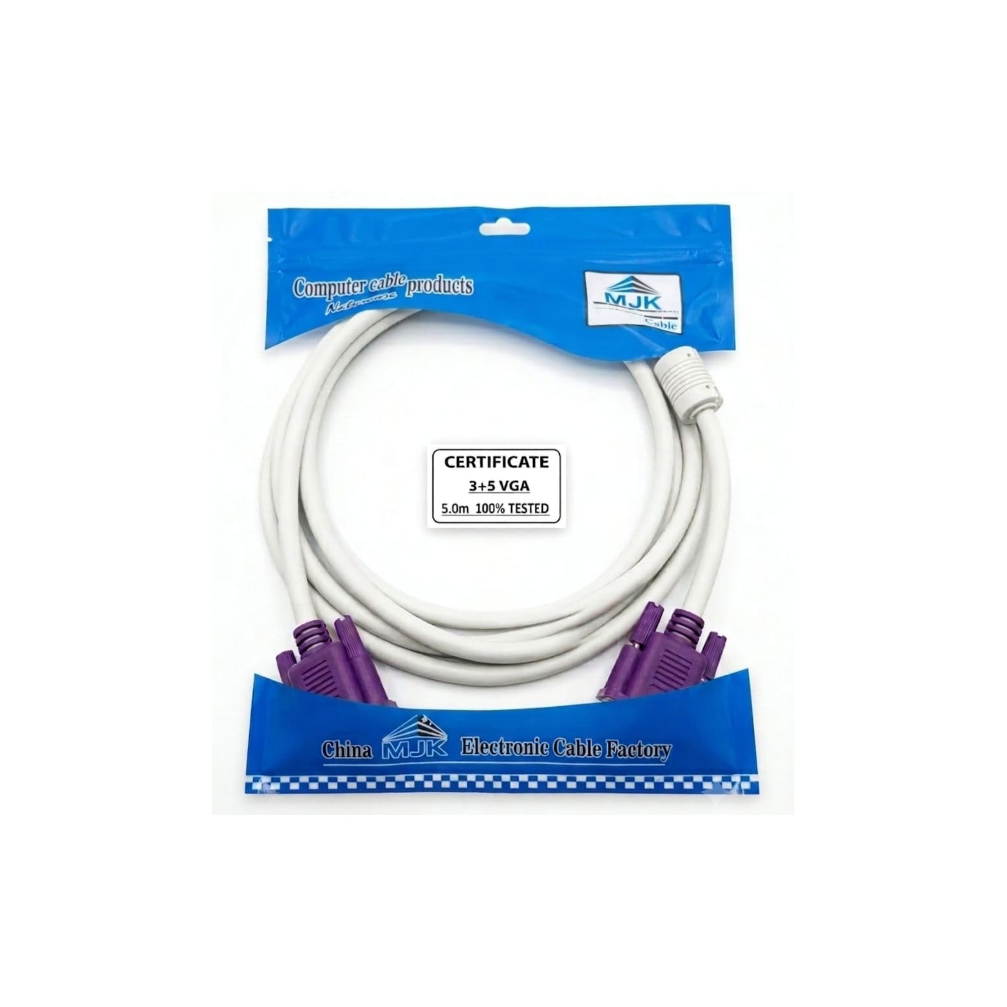 كابل VGA MJK بطول 5 متر