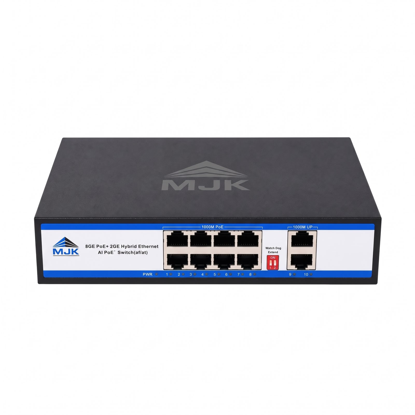سويتش شبكات PoE جيجابت MJK 1010-2G - 10 Port